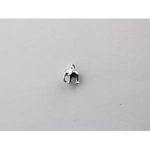 チャーム ゾウ カン付 シルバー 7.5mm ...の詳細画像2