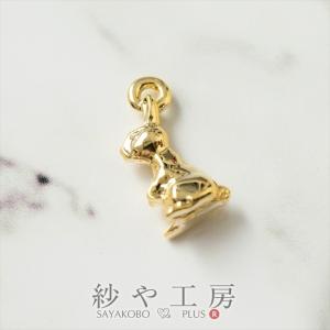 チャーム インフィニティ 小さめ ゴールド 23mm 4個 金属コネクター