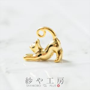 チャーム インフィニティ 小さめ ゴールド 23mm 4個 金属コネクター