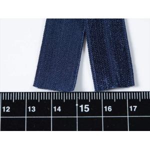 ストレッチリボン ネイビー 幅約16mm 約1...の詳細画像2