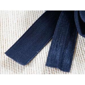ストレッチリボン ネイビー 幅約16mm 約1...の詳細画像3