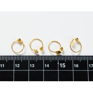 イヤリング パーツ イヤーカフ 金メッキ 4m...の詳細画像2