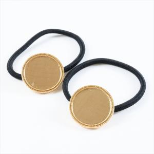 ヘアゴム ニッケルフリー 変退色防止加工済 金...の詳細画像1