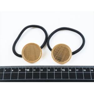 ヘアゴム ニッケルフリー 変退色防止加工済 金...の詳細画像2