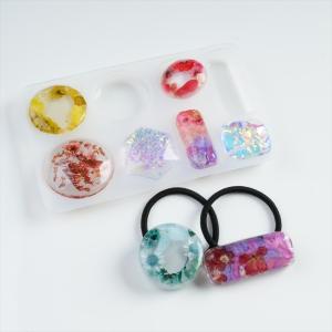 シリコンモールド 大きめフラット 8種 アクセ...の詳細画像1