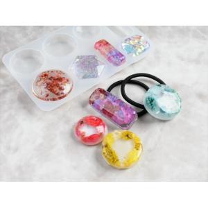 シリコンモールド 大きめフラット 8種 アクセ...の詳細画像4