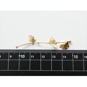 チャーム リーフ ウェーブ アクセサリー パー...の詳細画像2