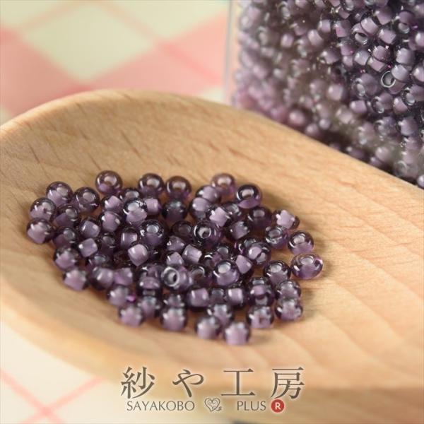 ビーズ 丸小ビーズ col.11/218 パープルクラッシュ 2mm パープル 10ｇ 約0.2cm...