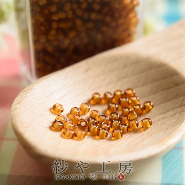 ビーズ 丸小ビーズ col.24/218 ブラウンクラッシュ 2mm ブラウン 10ｇ 約0.2cm...