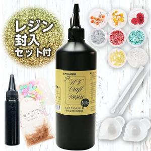PADICO（パジコ） 星の雫 UV-LEDレジン液 500g 1本 レジン封入セット付