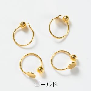 イヤリング パーツ イヤーカフ 4mm平皿付 ...の詳細画像1