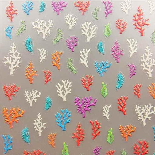 Resin club(レジンクラブ) レジン 封入 シール 埋め込みレジンシール サンゴアソート カ...