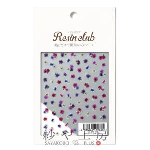 Resin club 埋め込みレジンシール ドライフラワー3 88×150mm 1個 花 レジン用 封入 レジン資材 アクセサリーパーツ パーツ