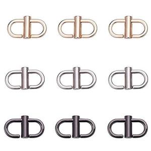 9個 3色 調節可能 メタルバックル バッグチェーン