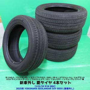 GEOLANDAR 新車外し デリカD5 225/55R18 2025年 極上 夏タイヤ