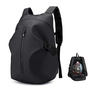 ALECLOT ヘルメット バッグ バイク用 リュック 大容量 防水 サック バックパック デイパック 自転車 多機能 キャンプ ツーリング バイク用