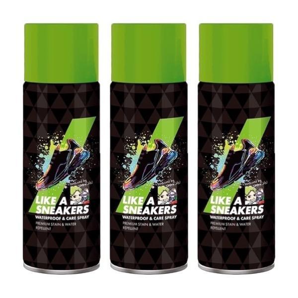 LIKE A SNEAKERS 防水スプレー スニーカー用 220ml 3個セット (3本セット う...