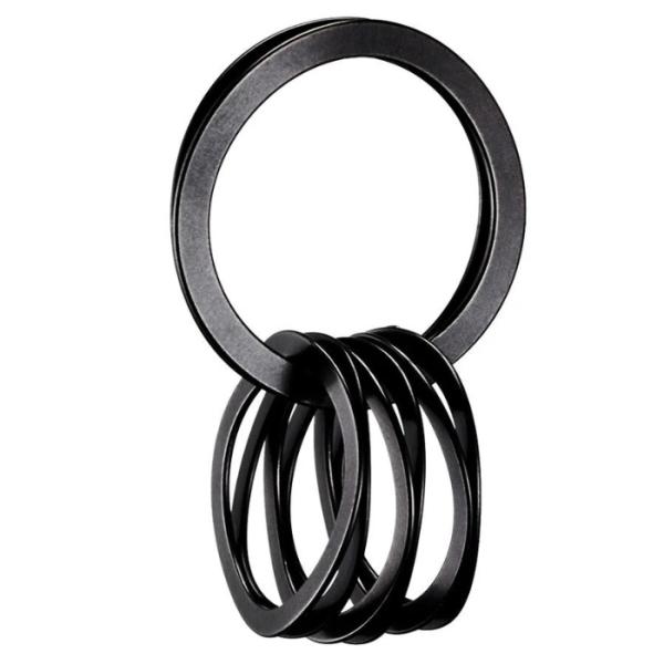 WAVECLIPS スマートキーリング 鍵 ステンレス 軽量 高強度 取付け簡単 爪を傷めない 日本...