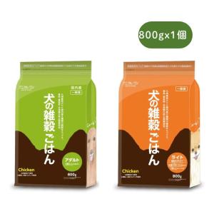 アニマル・ワン 犬用 犬の雑穀ごはん アダルト チキン 800g ドック