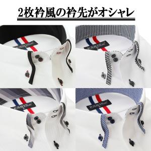 半袖 ワイシャツ ノンアイロン ノーアイロン ...の詳細画像2