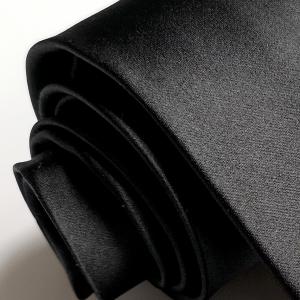 ネクタイ 黒 弔事 シルク100% 繻子織り ...の詳細画像2