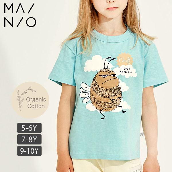 オーガニックコットン キッズＴシャツ Bumblebee MAINIO