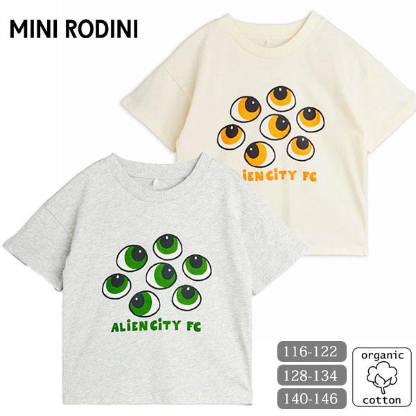 オーガニックコットン キッズＴシャツ Eyes MINI RODINI