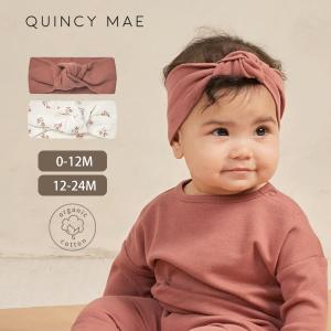 オーガニックコットン ベビーターバン Quincy Mae｜yshopharmo