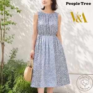 People Tree（ピープルツリー） オーガニックコットン レースVネック