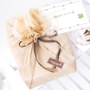 不織布ラッピング ナチュラル / メッセージカード可