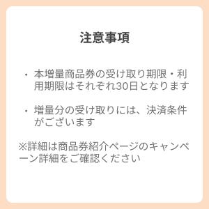 【増量対象】ヤフーショッピング商品券10,00...の詳細画像2