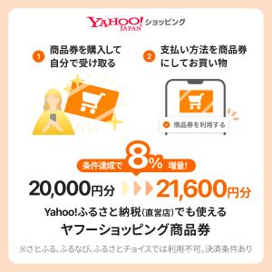 「Yahoo！ショッピング」の売れ筋ランキング2位 - 【増量対象】ヤフーショッピング商品券20,000円分（デジタルギフト）【受け取り・利用期限あり】