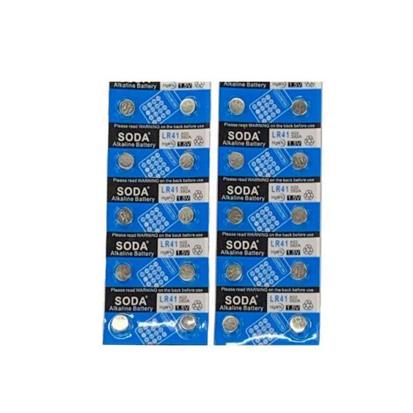 アルカリボタン電池 LR41 20個 アルカリボタン電池 AG3 392A CX41 LR41W 互...