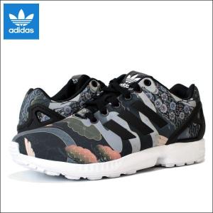 アディダス スニーカー　adidas Originals (アディダス オリジナルス)　レディース スニーカー　RITA ORA (リタ・オラ) GEISHA ZX FLUX　(BLACK/WHITE)　S75039｜ysk-style