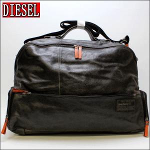 DIESEL (ディーゼル)　ボストンバッグ　トラベルバッグ ショルダーバッグ　SCRATCHING WORDS V18 TRAVEL BAG　BLACK(T8013)　X01765-PS994｜ysk-style