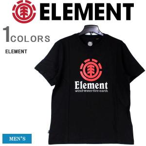 エレメント Tシャツ ELEMENT メンズ 半袖Tシャツ 半袖 ロゴプリント コットン ロゴ刺繍 Tシャツ TEE スケートボード スケボー 大きいサイズ ELYZT00152-FBK｜ysk-style