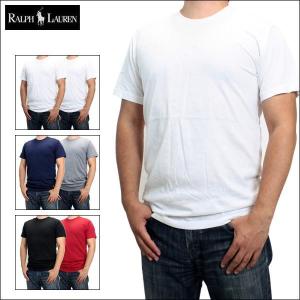 ラルフローレン Tシャツ　POLO RALPH LAUREN (ポロ ラルフローレン)　メンズ Tシャツ　2枚セット ポニー ロゴ 刺繍 シンプル 2枚組　LPCNP2｜ysk-style