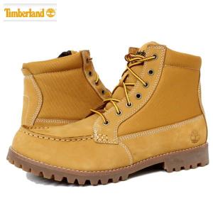 Timberland (ティンバーランド)　【メンズ】 レザーブーツ　革 ヌバック レザーブーツ　オークウェル エイトアイ モック トゥ レザー　(WHEAT/ウィート)　6820A｜ysk-style