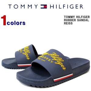 トミー サンダル　TOMMY HILFIGER トミーヒルフィガー　メンズ サンダル　ビーチサンダル シャワーサンダル ラバー サンダル　REISS-DBL｜ysk-style