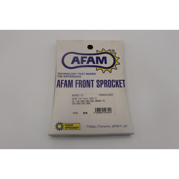 AFAM Fスプロケット 520-17(64302-17)　ホンダ　CR125／240／390／43...