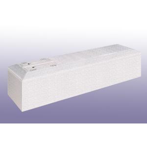 (柩・棺桶)　山型ホワイト　完成品　布団入り(6〜6.25尺)　　家族葬　密葬　葬式　ひつぎ　かんおけ