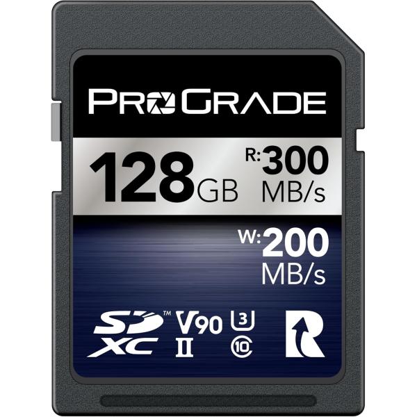 プログレードデジタル 300R 128GB SDXC UHS-II V90 IRIDIUM メモリー...