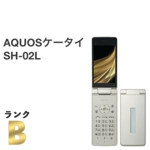 良品 AQUOSケータイ SH-02L ゴールド docomo SIMフリー 4G対応 携帯電話 ワンセグ ガラホ本体 送料無料 H03｜ysmobile-store