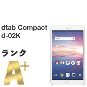dtab 【液晶美品】dtab d-41A ホワイト docomo SIMロック解除済