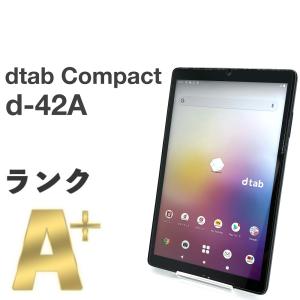 dtab 【液晶美品】dtab d-41A ホワイト docomo SIMロック解除済