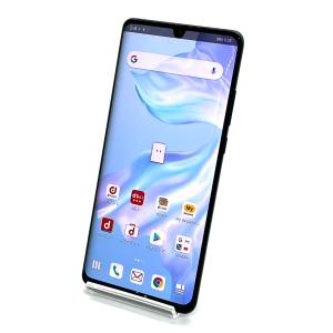 液晶美品 HUAWEI P30 Pro HW-02L ブラック docomo SIMフリー 128GB スマホ本体 送料無料 T2｜ysmobile-store