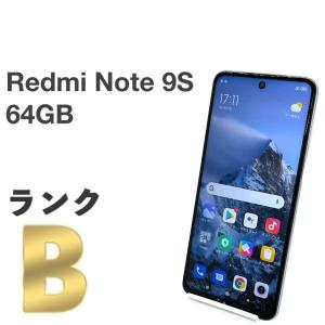 Xiaomi Redmi Note 9S グレイシャーホワイト 国内版SIMフリー 64GB バージョン11 M2003J6A1R スマホ本体 送料無料 Y35MRBS｜ysmobile-store