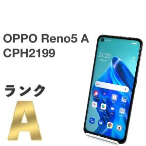 美品 OPPO Reno5 A CPH2199 シルバーブラック SIMフリー 128GB バージョン12 スマホ本体 送料無料 K｜ysmobile-store