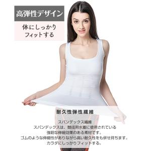 加圧式 タンクトップ インナー 加圧シャツ レ...の詳細画像1
