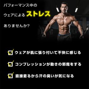 夏用インナー メンズ 長袖 アンダーシャツ コ...の詳細画像1